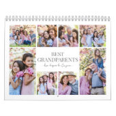 Grandma Grandpa Photo Collage Calendar カレンダー (カバー)