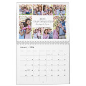 Grandma Grandpa Photo Collage Calendar カレンダー (1月 2026)