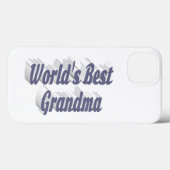 Grandma gray typography Case-Mate iPhoneケース (裏面 (横))
