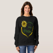 Grandma   Happiness Is Being A Grandma  Sunflower スウェットシャツ (正面フル)