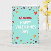 Grandma Happy Valentines Day Card カード (黄色い花)