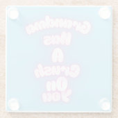 Grandma has a crush on you ガラスコースター (裏面)