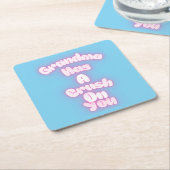 Grandma has a crush on you スクエアペーパーコースター (アングル)