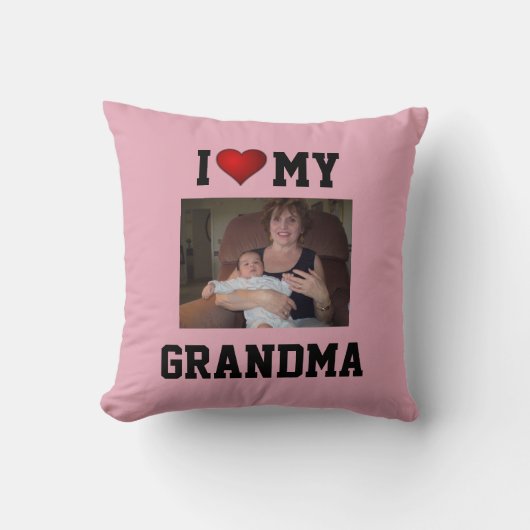 Grandma: I LOVE MY GRANDMA クッション (正面)