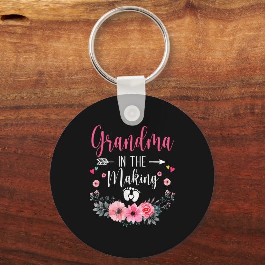 Grandma In The Making Vitro Fertilization Pregnanc キーホルダー (正面)