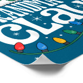 Grandma Jo Claus Funny Xmas Christmas Grandma Holi ポスター (角)