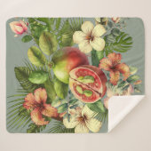 Grandma Manuela's Guavas シェルパブランケット (正面(横))