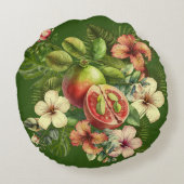 Grandma Manuela's Guavas ラウンドクッション (裏面)