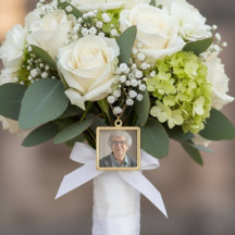 Grandma Memory Remembrance Wedding Bouquet Charm 