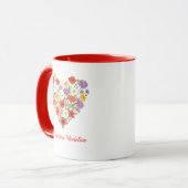 Grandma Mug - Heart-Shaped Wildflowers マグカップ (正面左)