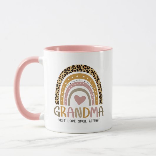 Grandma Mug – Visit Love Spoil Repeat マグカップ (左)