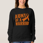 Grandma Of A Warrior Multiple Sclerosis Awareness  スウェットシャツ (正面)