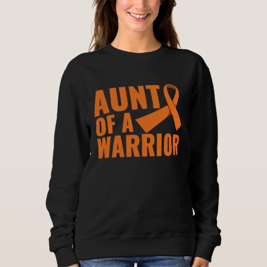 Grandma Of A Warrior Multiple Sclerosis Awareness  スウェットシャツ (正面)