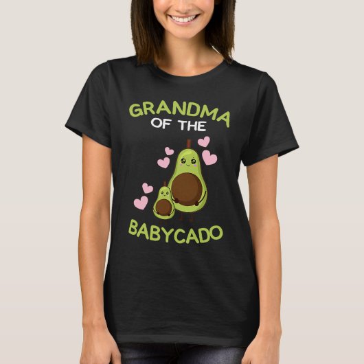 Grandma of the babycado avocado mamacado Guacamole Tシャツ (正面)