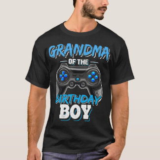 Grandma of the Birthday Boy Matching Video Game Bi Tシャツ