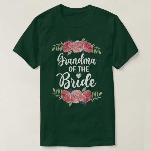 Grandma Of The Bride Bridal Shower Wedding Party  Tシャツ (デザイン正面)