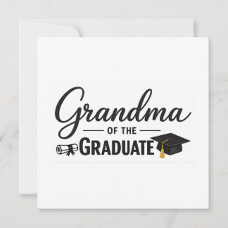 Grandma of the Graduate Greeting Card | Proud  カード