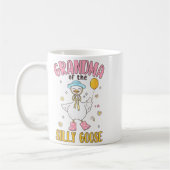 Grandma Of The Silly Goose First Birthday Family M コーヒーマグカップ (左)