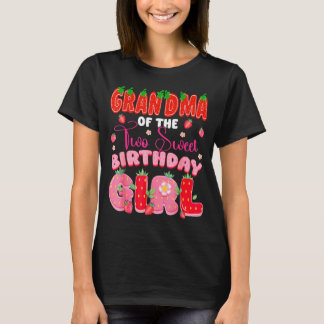 Grandma of The Two Sweet 2nd Birthday Girl Tシャツ