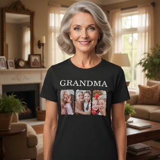 Grandma Personalized Photo Tシャツ