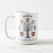 Grandma Photo Collage コーヒーマグカップ (左)