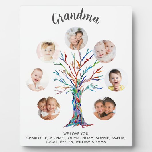 Grandma Photo Collage  フォトプラーク (正面)