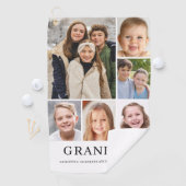 Grandma Photo Collage Personalized ゴルフタオル (インサイチュ)