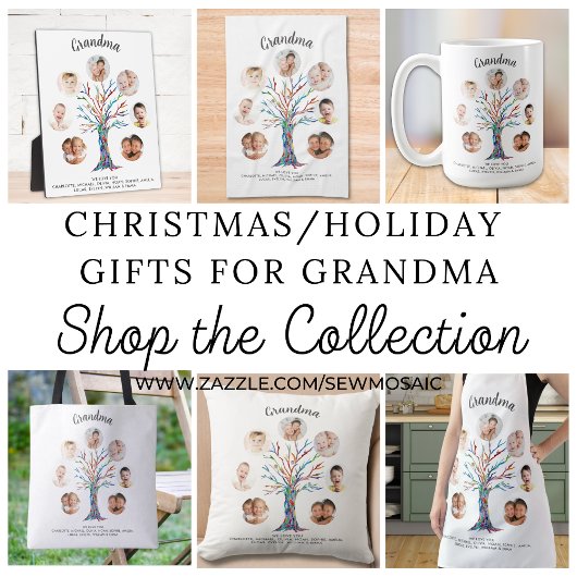 Grandma Photo Collage Tシャツ