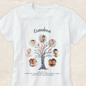 Grandma Photo Collage Tシャツ