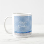 Grandma photomug, personalized beautiful design コーヒーマグカップ (左)