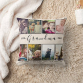 Grandma Pillow – 8 Photos & Grandkids’ Names クッション (ブランケット)