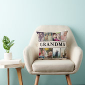 Grandma Pillow – 8 Photos & Grandkids’ Names クッション (椅子)