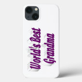 Grandma purple typography  Case-Mate iPhoneケース (裏面)