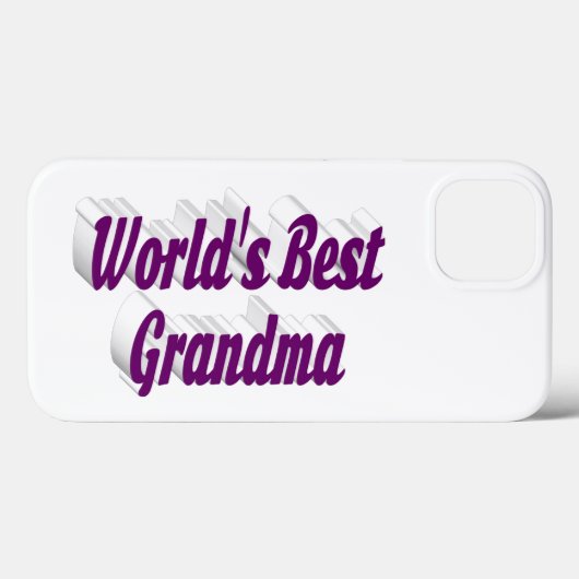 Grandma purple typography  Case-Mate iPhoneケース (裏面 (横))