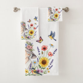 Grandma’s Floral Bath Towel バスタオルセット