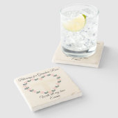 Grandma’s Heartfelt Mother’s Day Floral Blessing  ストーンコースター (横)