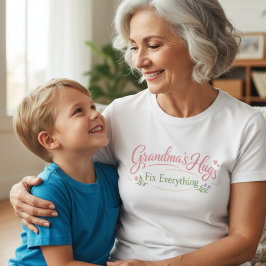 Grandma’s Hugs Fix Everything T-Shirt for Her Tシャツ