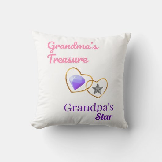 Grandma’s Treasure, Grandpa’s Star クッション (正面)