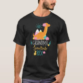 Grandma Saurus Rex Funny Dinosaur Women Tシャツ (正面)