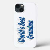 Grandma sea blue typography  Case-Mate iPhoneケース (裏面)