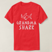 Grandma Shark  Tシャツ (デザイン正面)