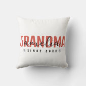 Grandma Since 20XX Modern, Clean Contemporary クッション (裏面)