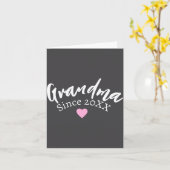 Grandma Since Year New Grandmother Gift _1  カード (黄色い花)