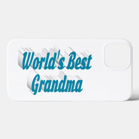Grandma sky blue typography  Case-Mate iPhoneケース (裏面 (横))