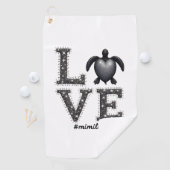 Grandma Turtle - Love Mimi Life Sea Turtle, Mimi T ゴルフタオル (インサイチュ)