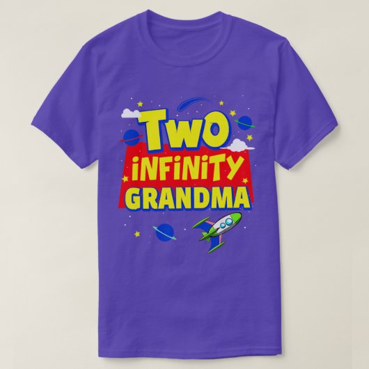 Grandma Two Infinity And Beyond Birthday Decoratio Tシャツ (デザイン正面)