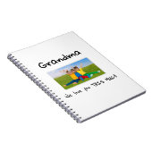 Grandma We Love You This Much Photo Christmas Gift ノートブック (右側)