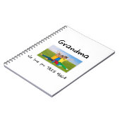 Grandma We Love You This Much Photo Christmas Gift ノートブック (左側)