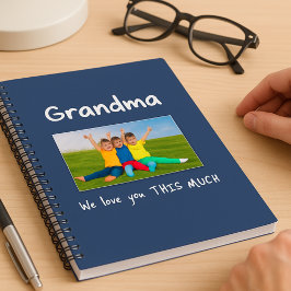 Grandma We Love You This Much Photo Christmas Gift ノートブック