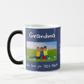 Grandma We Love You This Much Photo Christmas Gift モーフィングマグカップ (左)